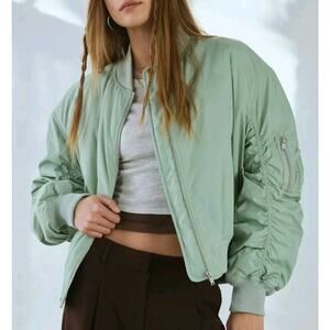 Urban Outfitters BDG Large Charlie Barrel Sleeve jacket Bomber NWT